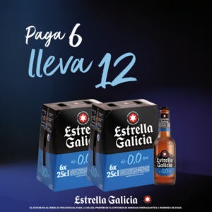 Six Pack Estrella de galicia 0.0 PROMO